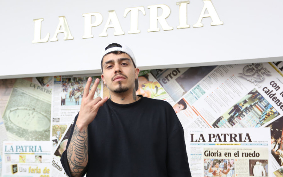 Juma durante su visita a las instalaciones de LA PATRIA. 