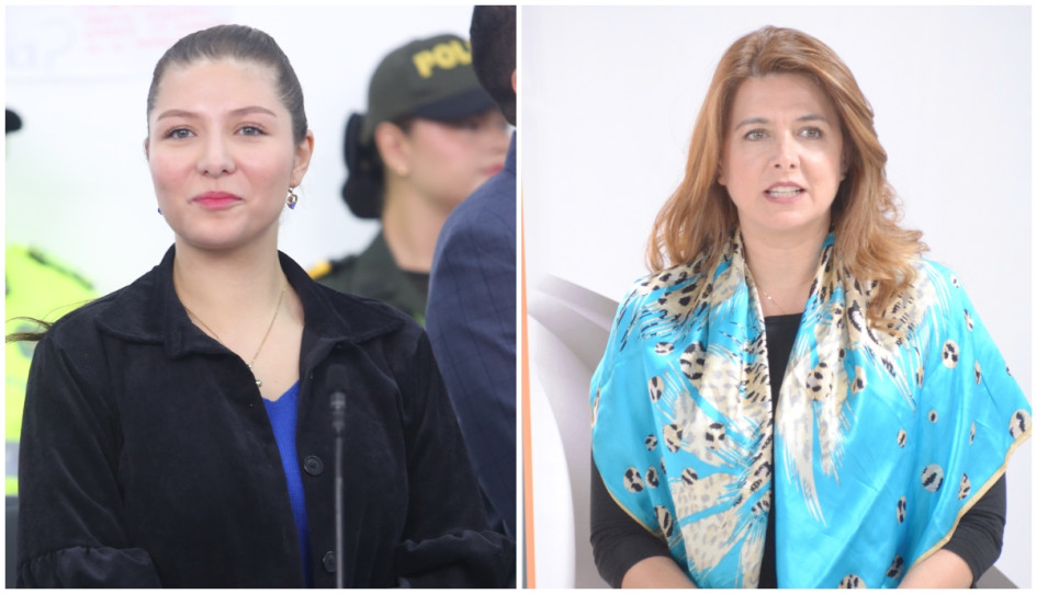 Manuela Rodríguez (izq.), concejal de Manizales, y Juana Carolina Londoño, representante a la Cámara por Caldas. Manuela Rodríguez (izq.), concejal de Manizales, y Juana Carolina Londoño, representante a la Cámara por Caldas.
