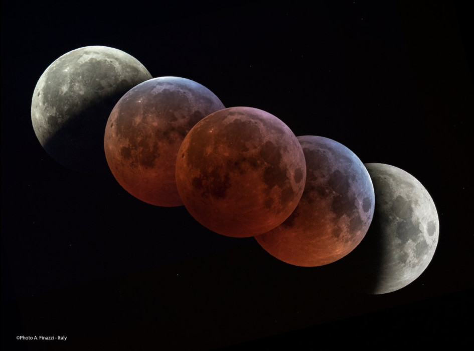 Eclipse lunar total, "Luna de Sangre". Eclipse lunar total, "Luna de Sangre".