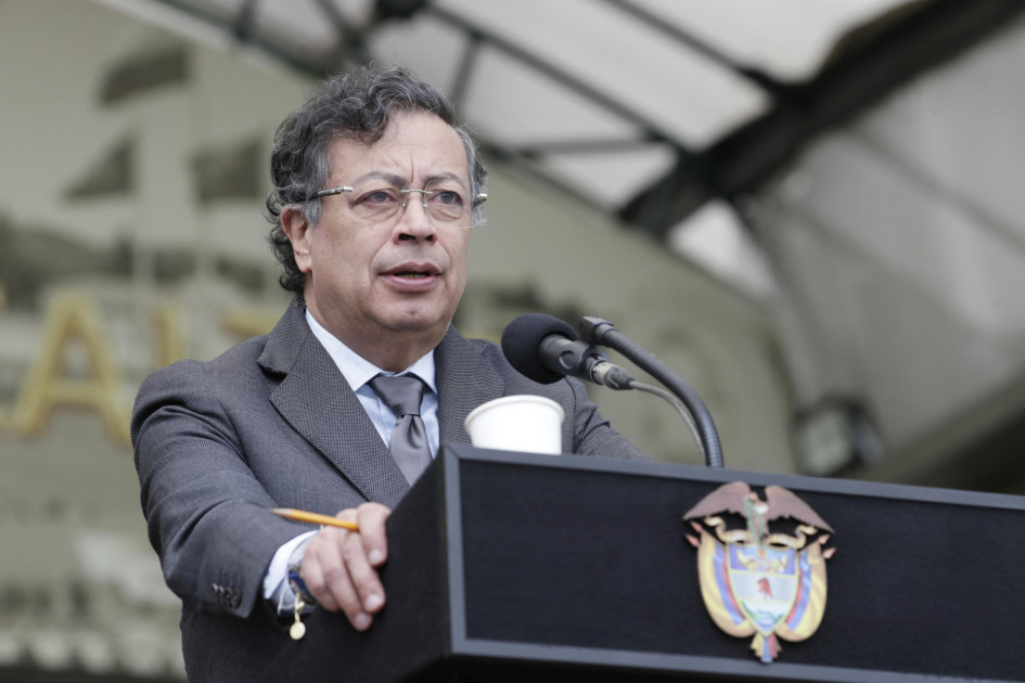 Gustavo Petro, presidente de la República. Gustavo Petro, presidente de la República.