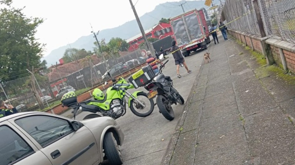 Los hechos ocurrieron en la calle 29 de Dosquebradas, cerca a la empresa La Rosa 
