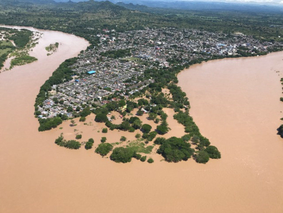 Foto de archivo, cuando se presentó un alza en el río Magdalena en el 2017.  