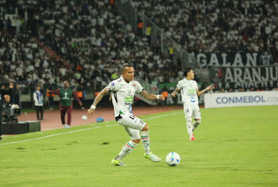 Dayro Moreno, máximo goleador colombiano en la historia, es el referente ofensivo del Once Caldas, que visita a Unión Española por la Copa Sudamericana.