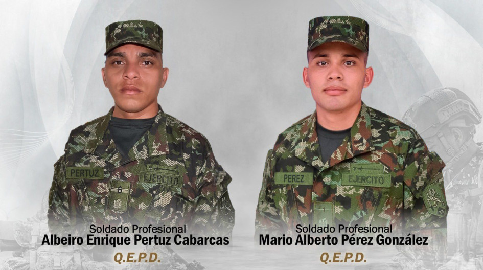 Albeiro Enrique Pertuz Cabarcas y Mario Alberto Pérez González