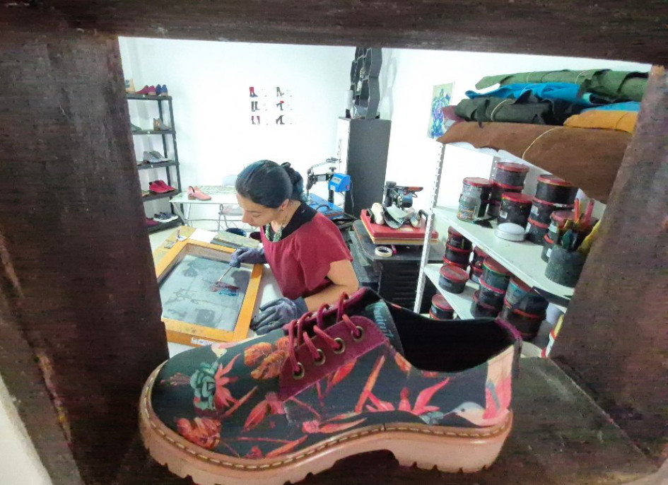  Marcela Durán, desde su taller en La Cuchilla de Los Santa en Manizales