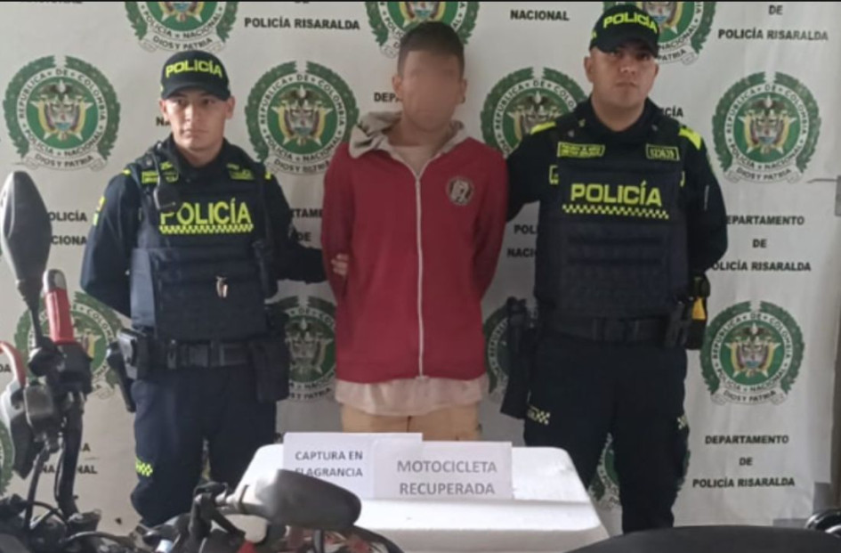 El sujeto detenido