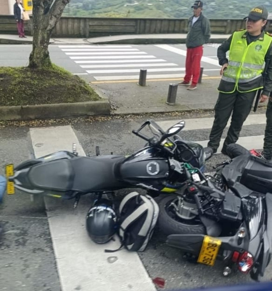 El accidente de este martes.