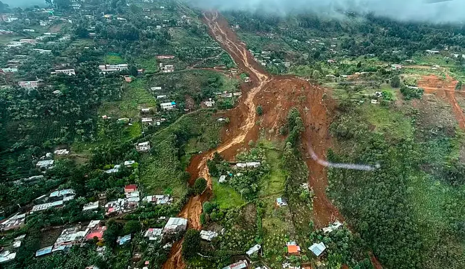 Avalancha entre Bello y Antioquia