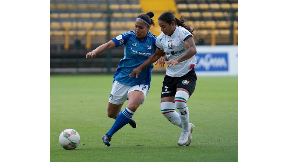 Once Caldas femenino perdió 4-0 ante Millonarios en Bogotá.