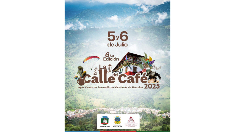 Apía (Risaralda) disfrutará durante este sábado y domingo de la Calle del Café. 