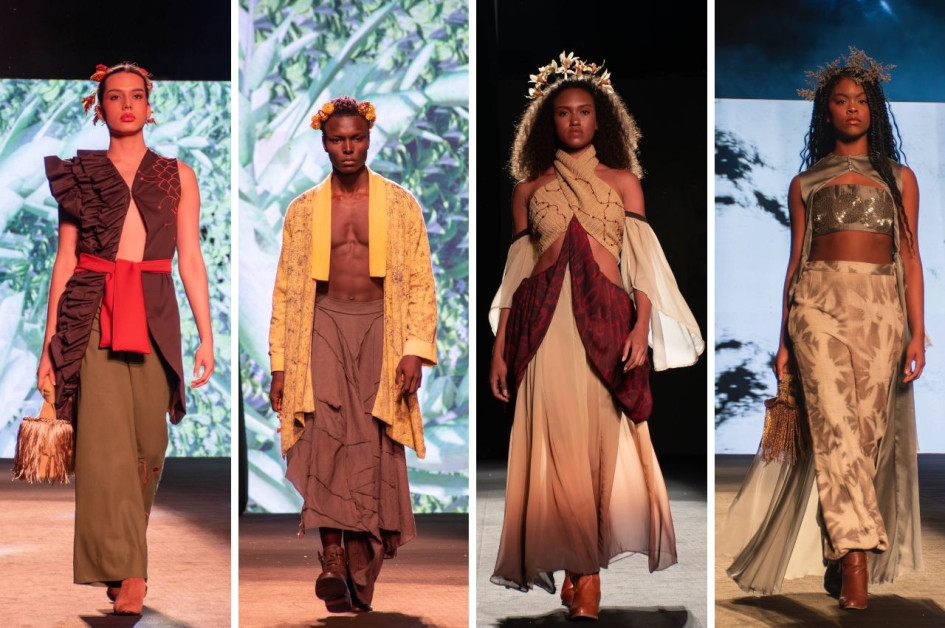 Pasarela de estudiantes en Cali Distrito Moda 2025. 