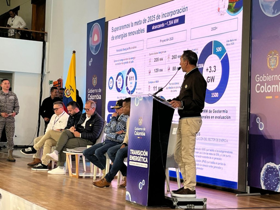 El presidente de Ecopetrol, Ricardo Roa, explicó que en los dos años que lleva al frente de la empresa, ha incorporado 1.300 megavatios de potencia en proyectos de energías limpias dentro de su matriz energética.