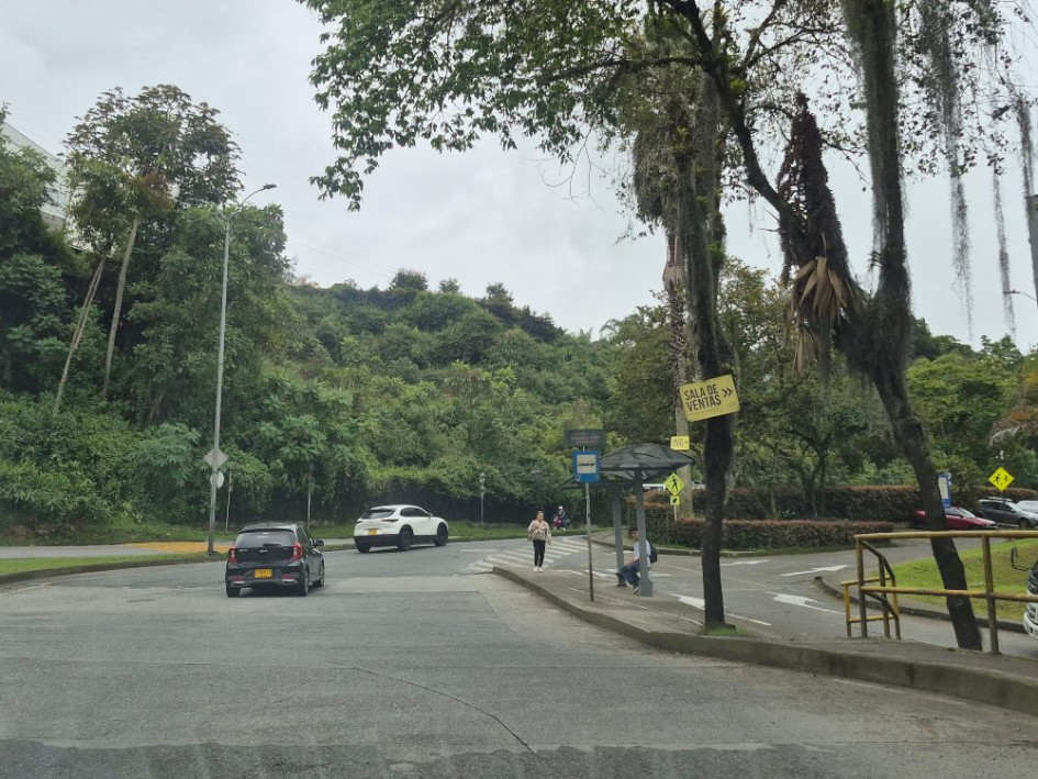 Este es el punto en la salida de la glorieta de Castilla.