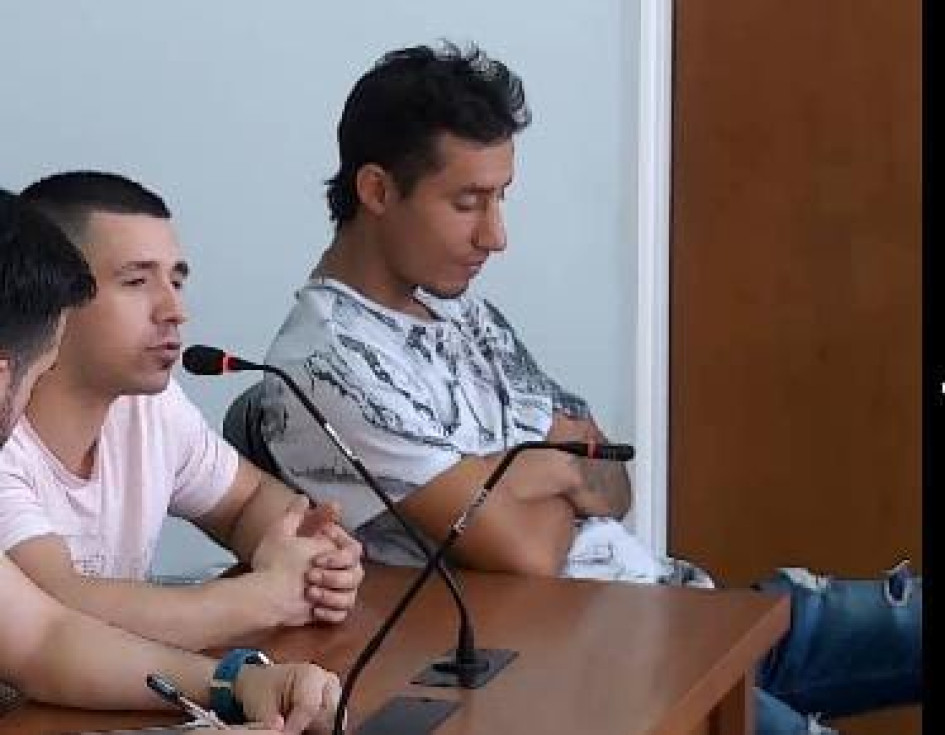 Foto de LA PATRIA  Luis Miguel Castro Tabares, alias Richard, y Carlos Eduardo Patiño Jaramillo, Pito.