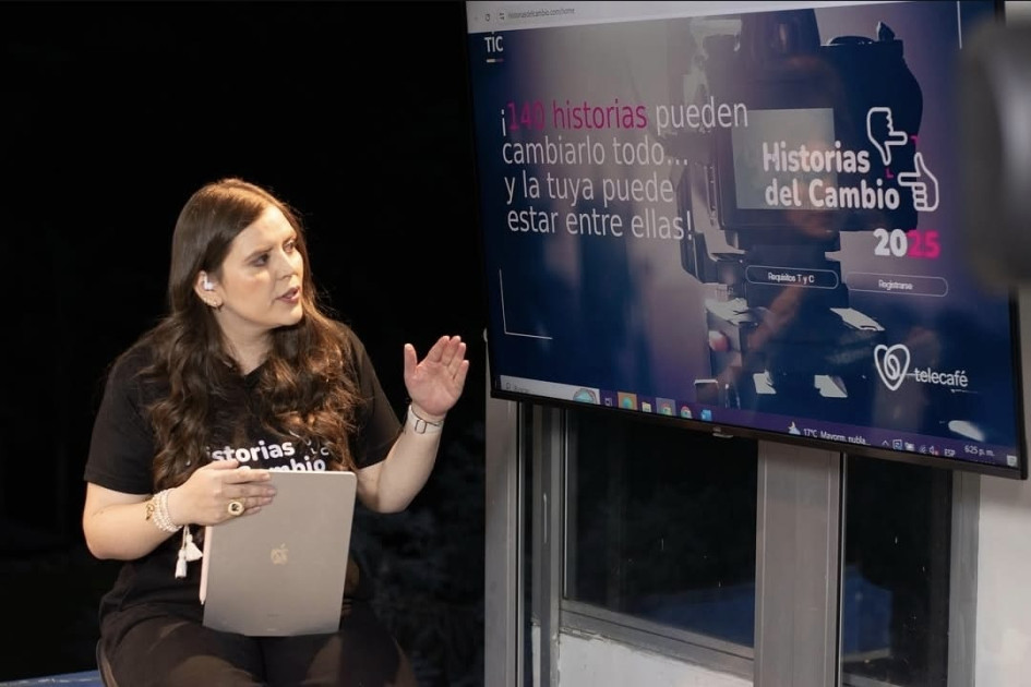 Así fue la presentacción de Historias de Cambio 2025 a través del canal Telecafé. 