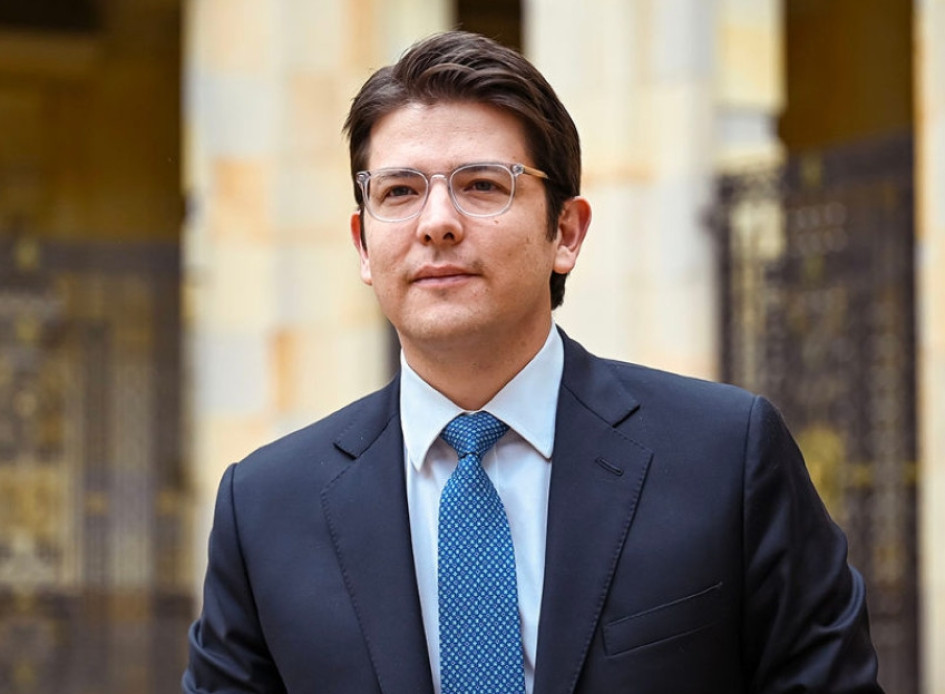 Miguel Uribe Turbay, senador y precandidato presidencial colombiano.