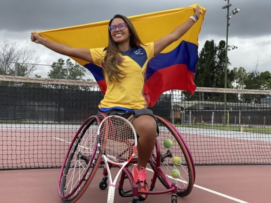 María Angélica Bernal es subcampeona en Wimbledon. Hizo historia en el tenis colombiano en silla de ruedas.