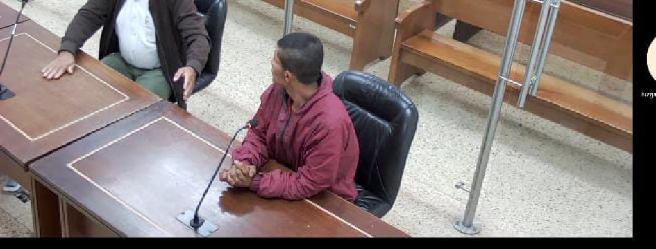 El hombre señalado del robo.