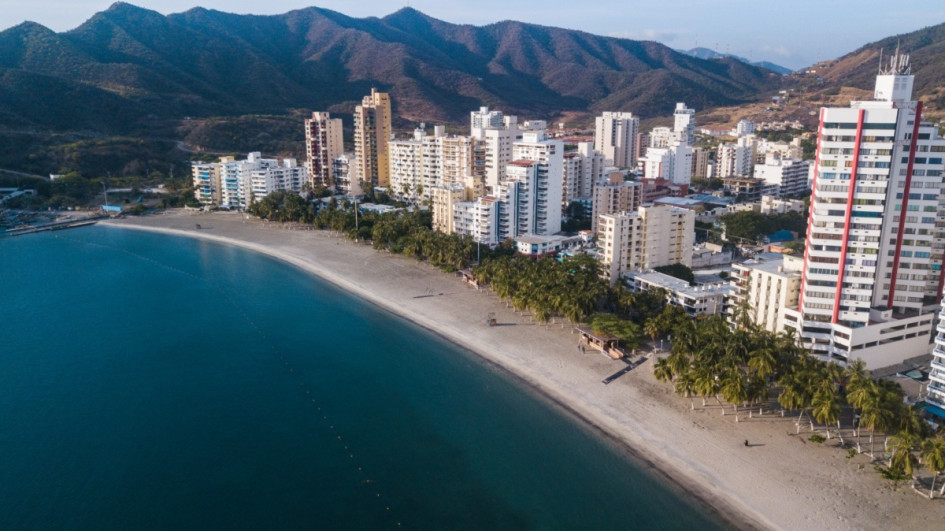 Bahía de Santa Marta, ciudad que este 29 de julio celebra 500 años de su fundación.