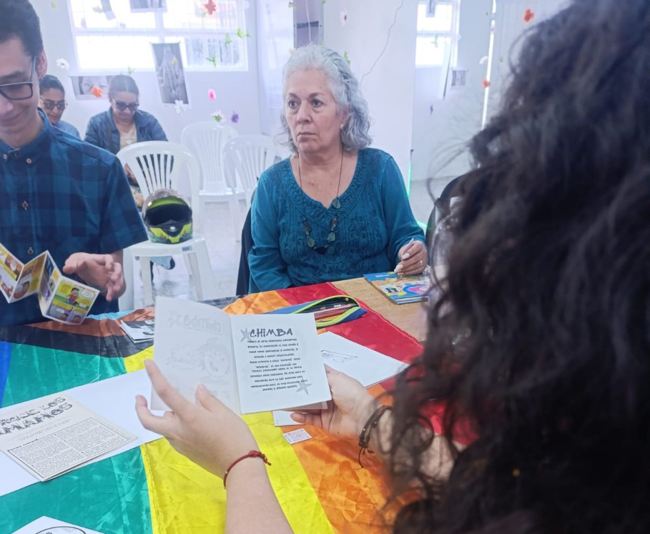 Foto | Cortesía José Fernando Giraldo | LA PATRIA   Taller de dibujo de Casa Arte Diversa. Camila Moncada afirma que los talleres también han abierto la puerta a personas con discapacidades, por lo que se hace un trabajo de inclusión en varias aristas. 