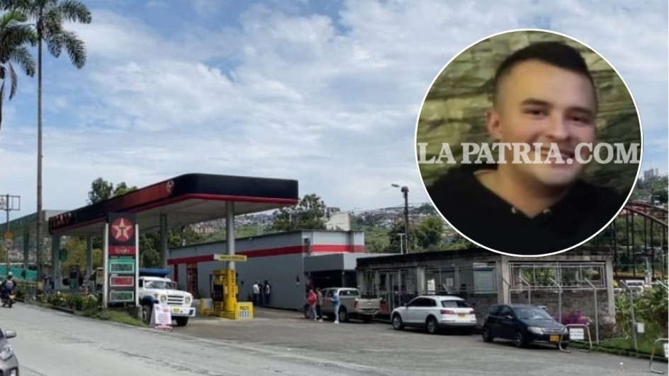 Al taxista Miguel Ángel Rincón Díaz lo agredieron en la estación de servicio de ingreso a Villamaría. 