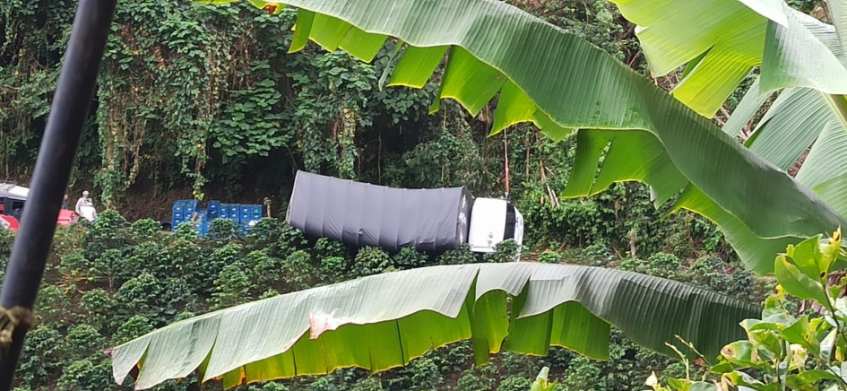 Accidente de esta mañana de jueves 10 de julio.