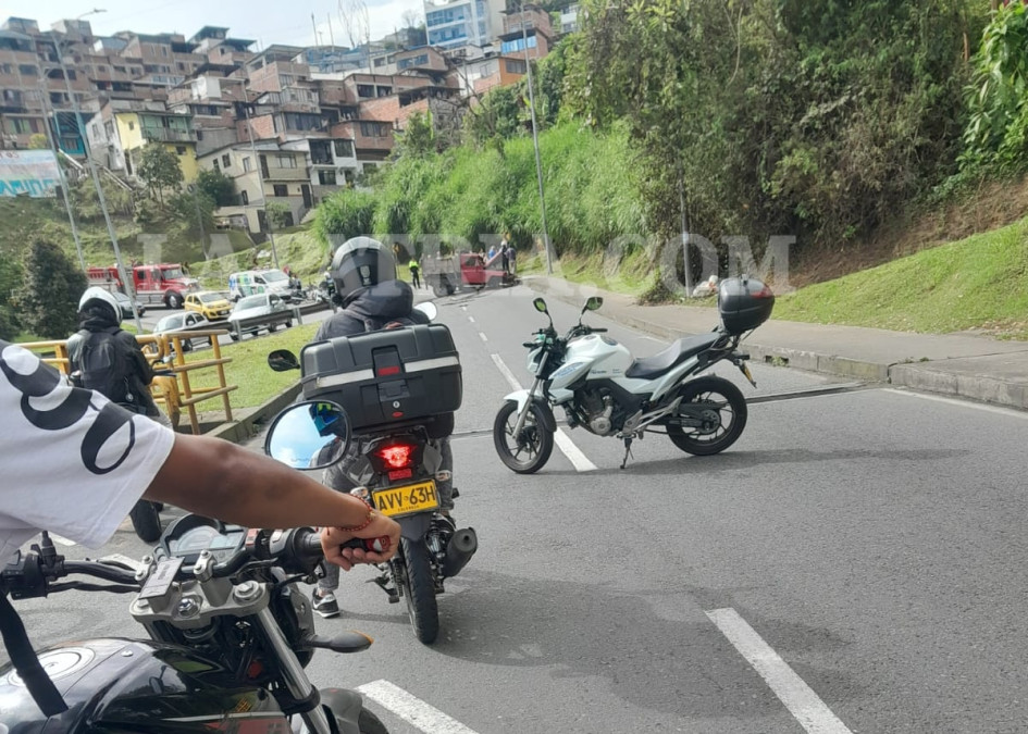 El accidente ocurrió en el barrio El Paraíso, de Manizales.
