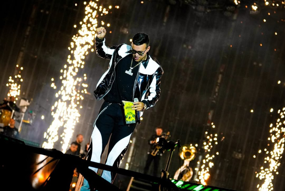 Yeison Jiménez se presentó por primera vez este sábado (26 de julio) en el estadio El Campín de Bogotá.