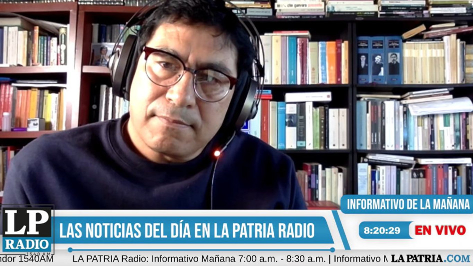 El docente y escritor de Manizales Mario Armando Valencia. 