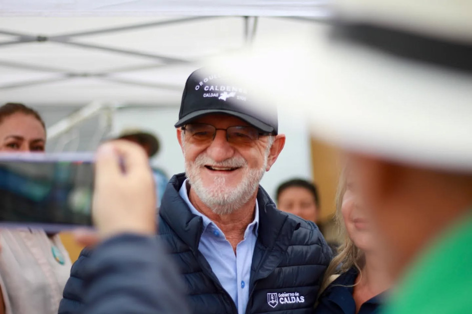 El gobernador de Caldas, Henry Gutiérrez.