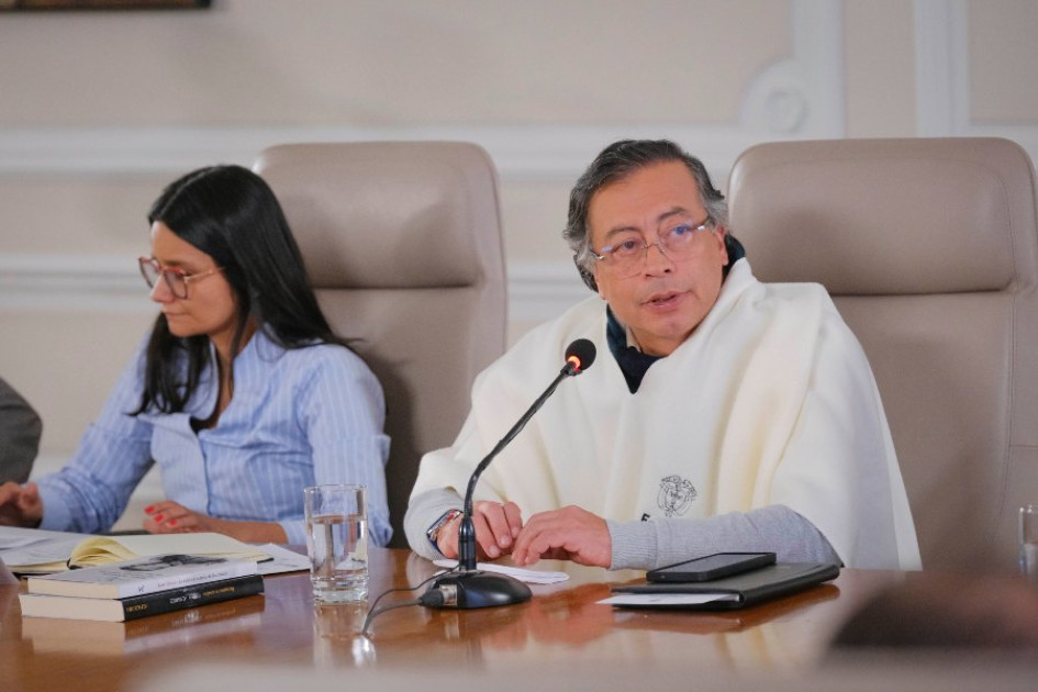 El presidente, Gustavo Petro.