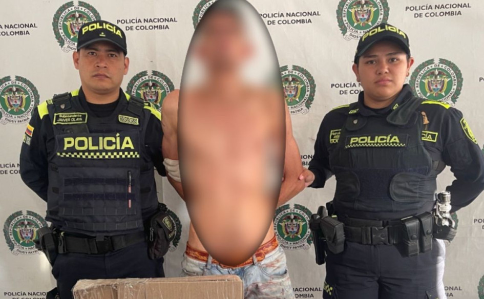 El capturado presenta tres anotaciones por el delito de tráfico, fabricación o porte de estupefacientes.