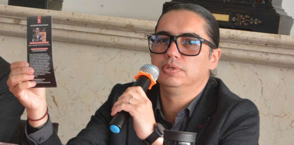 Juan Sebastián Gómez, representante a la Cámara por el Nuevo Liberalismo.