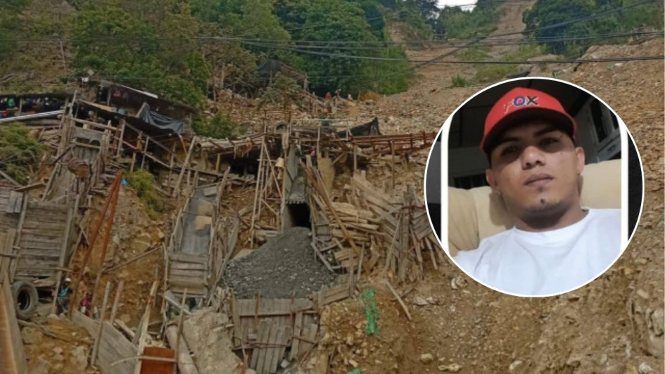 Sebastián Parra, minero que se accidentó el pasado viernes en Marmato.