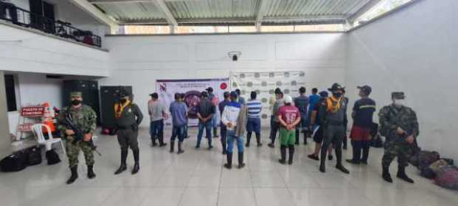 Foto| LA PATRIA  Los mineros detenidos en enero del 2021.