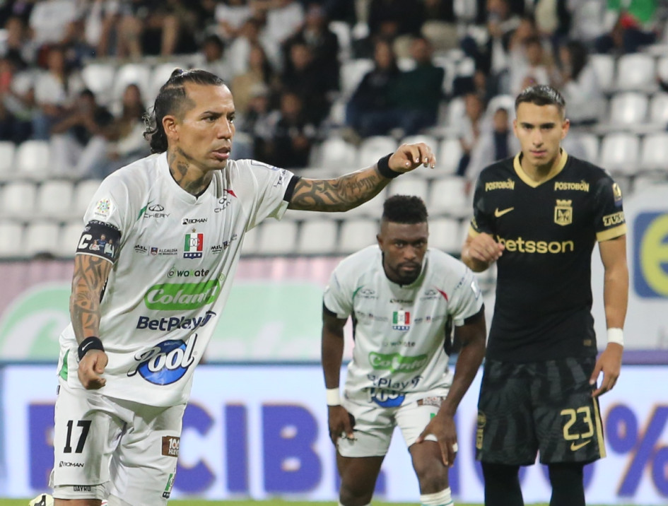 Once Caldas y Atlético Nacional se enfrentaron en la última fecha de los cuadrangulares del primer semestre. Ganaron los paisas 1-2. Dayro Moreno descontó de penalti. Es el cuarto enfrentamiento en el año entre ambos equipos.