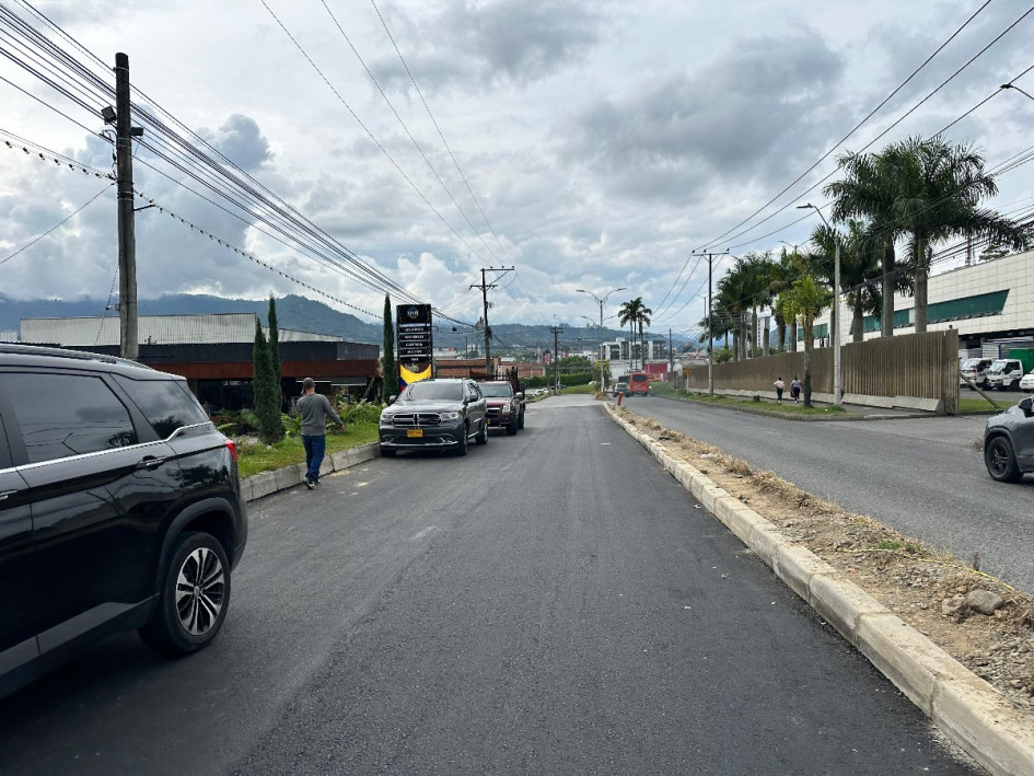 La nueva cara de esta comuna del Eje Cafetero con la pavimentación de la vía principal