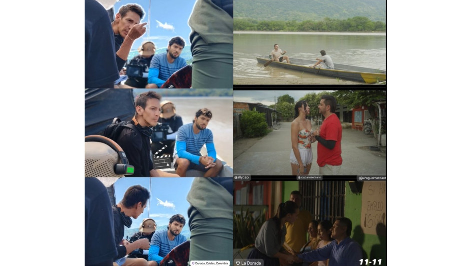 Un amor musical es la producción que se graba por estos días en La Dorada (Caldas).