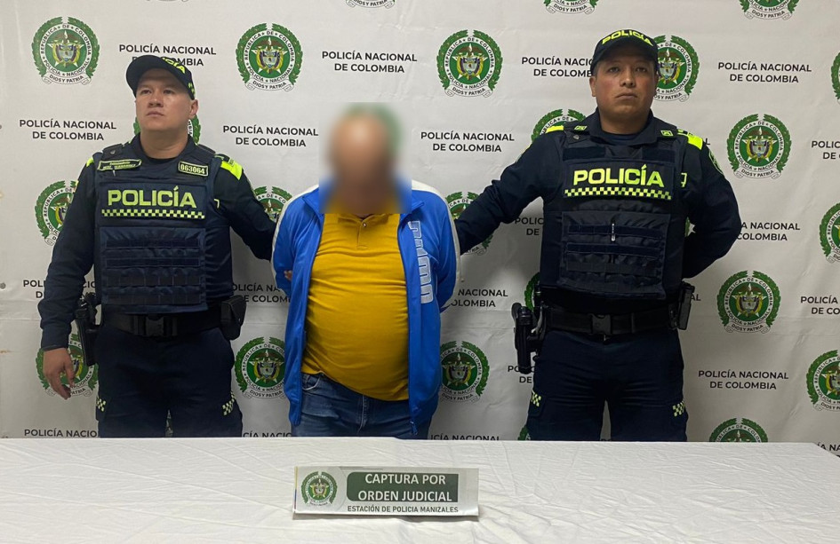 El Cucho, detenido en Manizales.