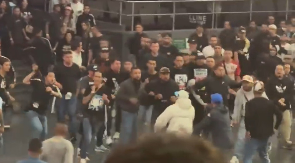 Los disturbios de la noche del miércoles (6 de agosto) en el Movistar Arena. 