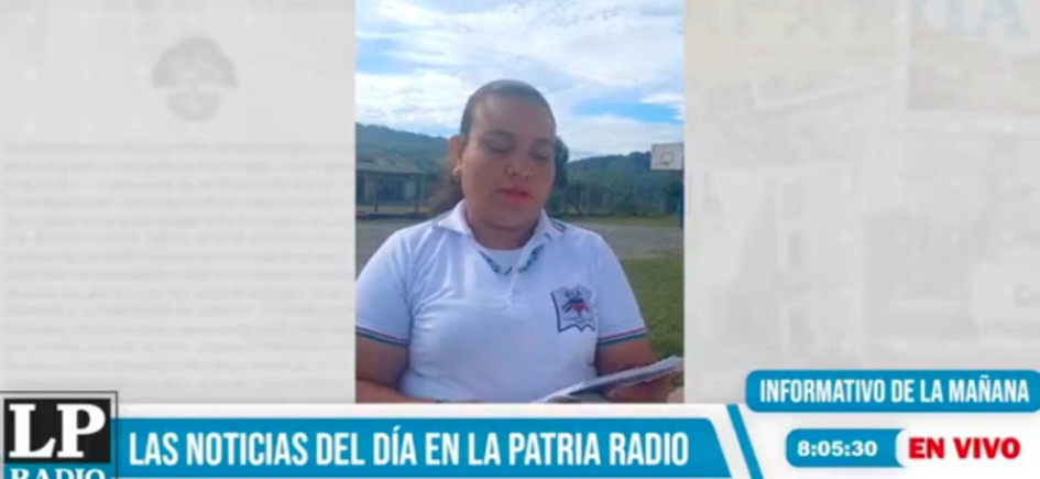 Dora Cristina Trejos Arenas, docente de la Institución Educativa Marco Fidel Suárez, del Resguardo Indígena Nuestra Señora Candelaria de la Montaña de Riosucio. 