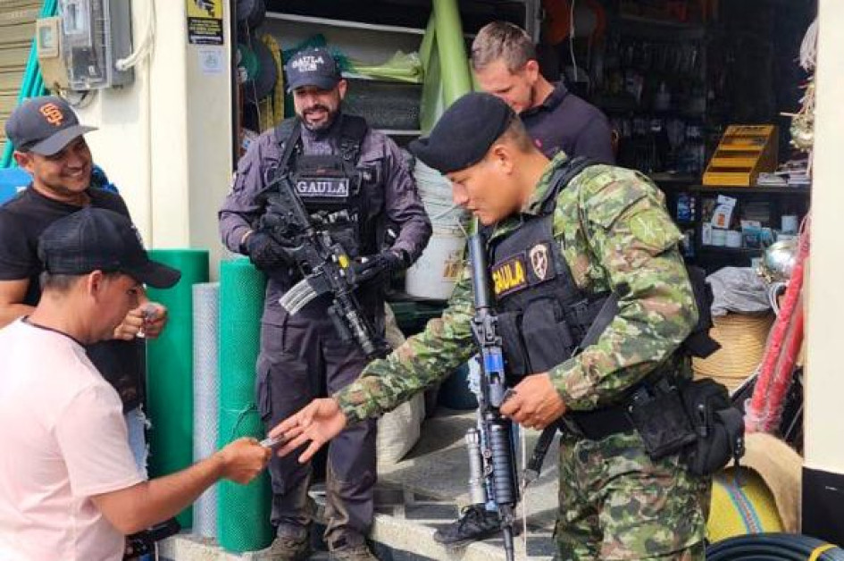 Recorridos del Gaula para hablar con la comunidad.