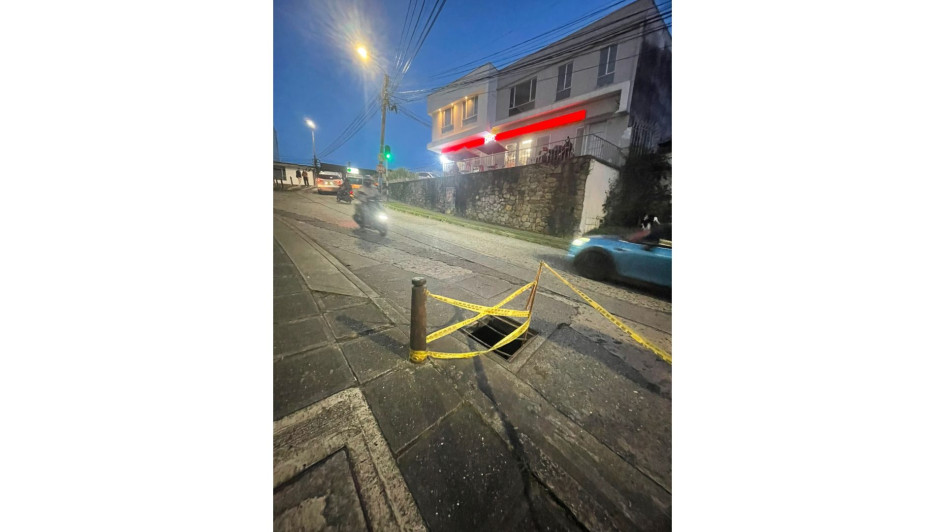 Así estaba el hueco entre los edificios Tramonti y Tiziani.