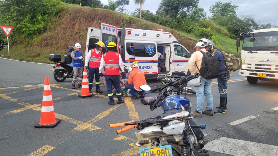 El accidente que terminó con una persona muerta en jurisdicción de Risaralda (Caldas).