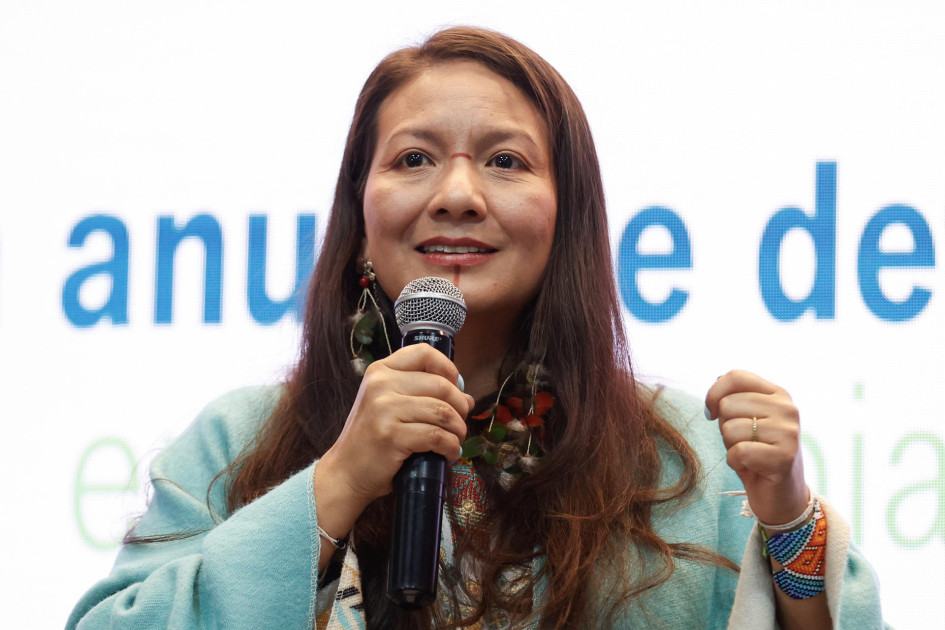 Lena Estrada, ministra saliente de Medio Ambiente y Desarrollo Sostenible.