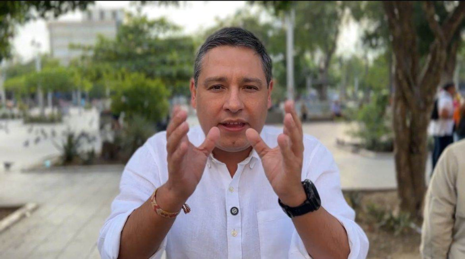 Mauricio Lizcano, precandidato presidencial, quien ha forjado su carrera política en Caldas. 