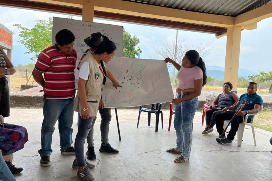 Salida de campo a Natagaima para escuchar testimonios de víctimas, funcionarios e investigadores locales. 