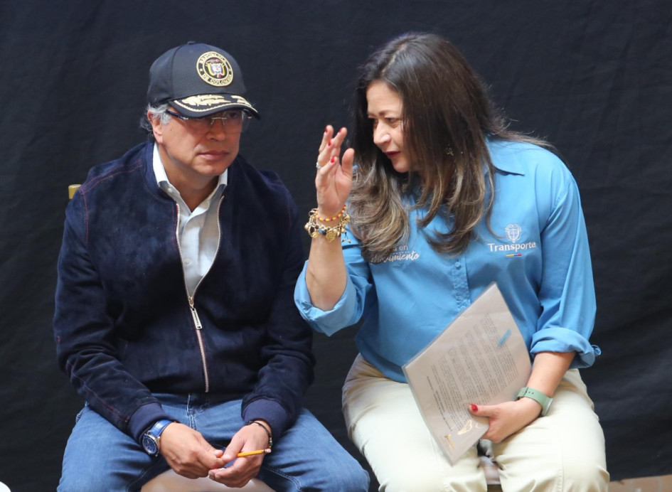 Gustavo Petro, presidente de Colombia, y María Fernanda Rojas, ministra de Transporte, estuvieron este lunes (25 de agosto) en Manizales, para abrir oficialmente la licitación pública del Aeropuerto del Café (Aerocafé).