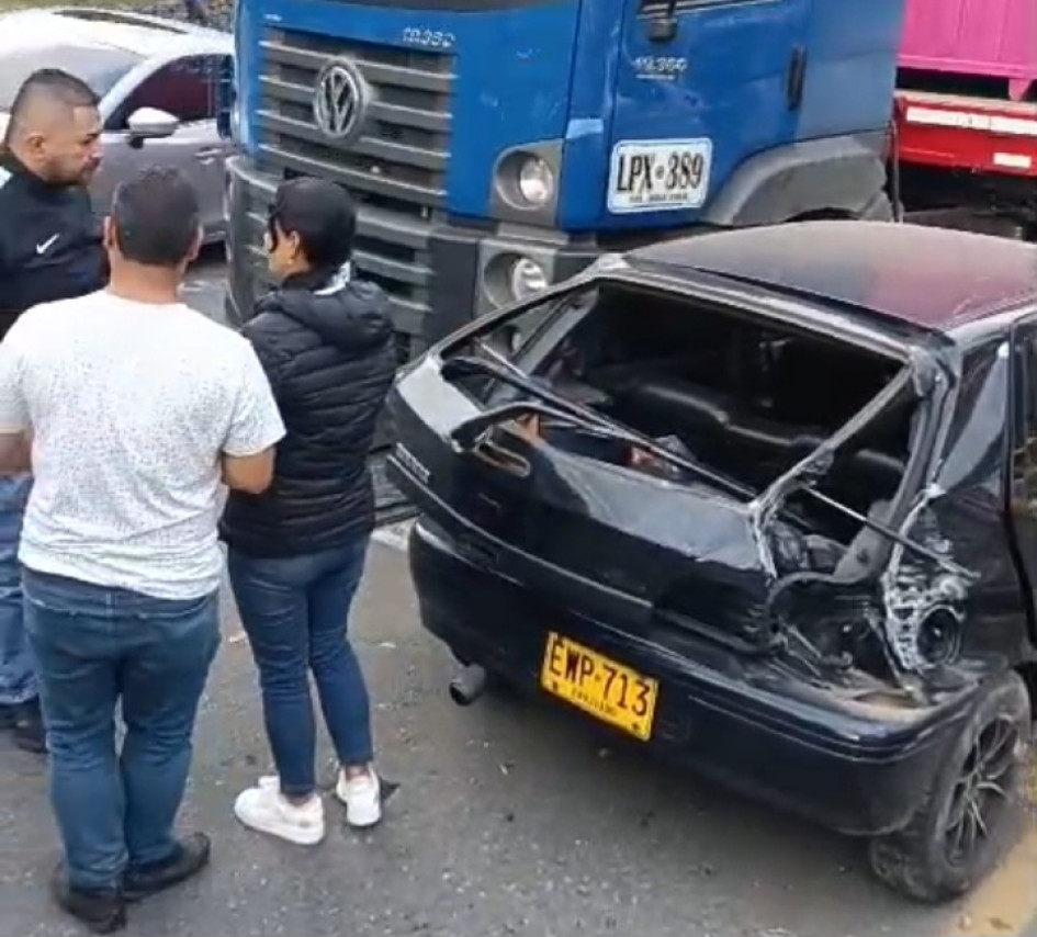 El accidente en la Panamericana