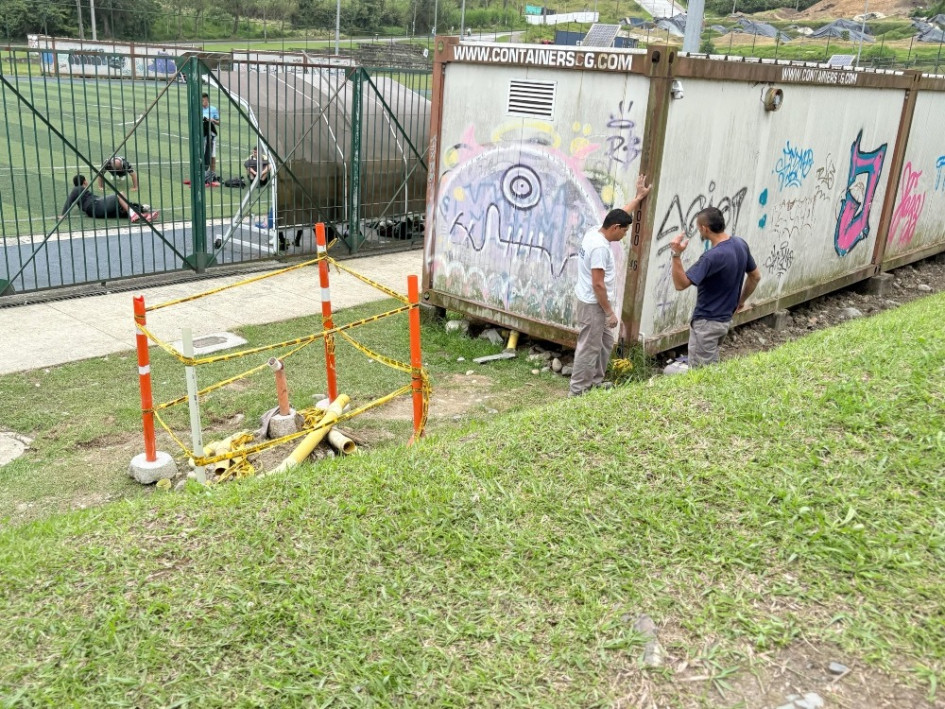 Terminaron las mejoras en la cancha de la Baja Suiza, para que deportistas y visitantes disfruten más allá del deporte.